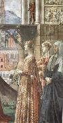 Domenicho Ghirlandaio Details of Heimsuchung oil painting reproduction